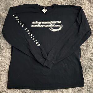 Gildan Black Long Sleeve Tee